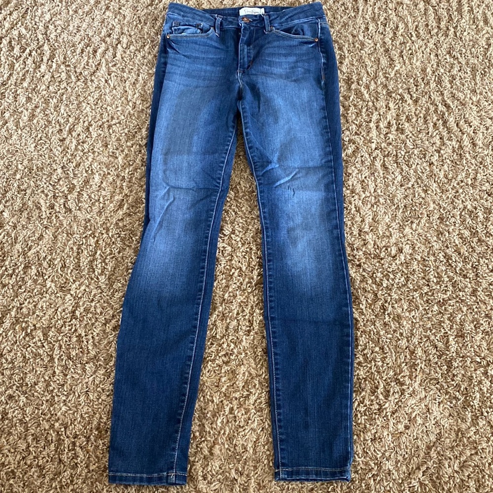Curvy high rise skinny jeans